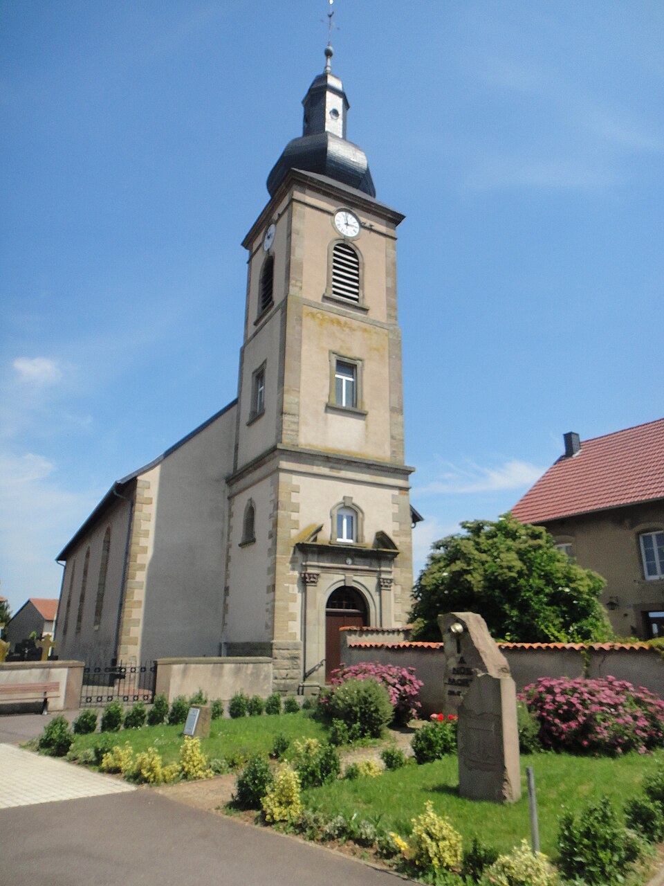 Church St Barthelemy in Léning (Lorraine, France)