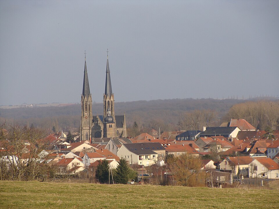Sarralbe, vue d'ensemble.