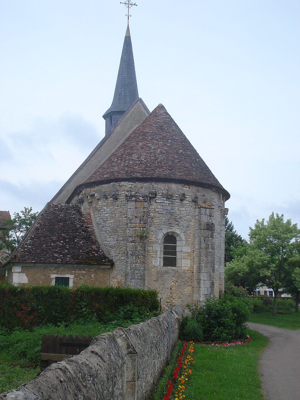 Murlin (Nièvre, Fr), église Saint — Martin