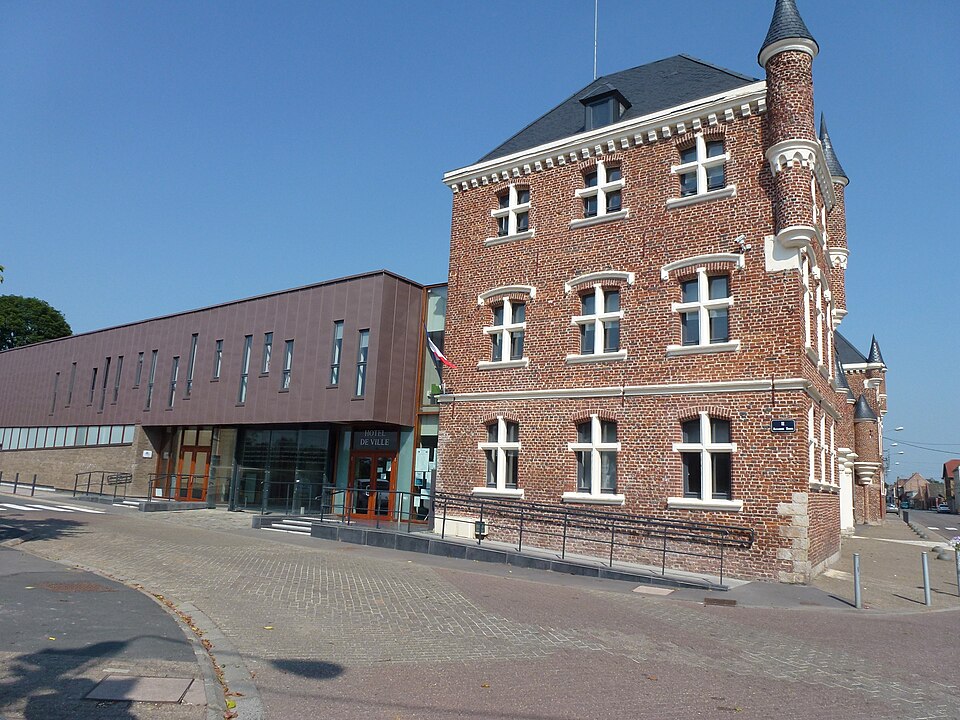 Auby (Nord, Fr) mairie 01