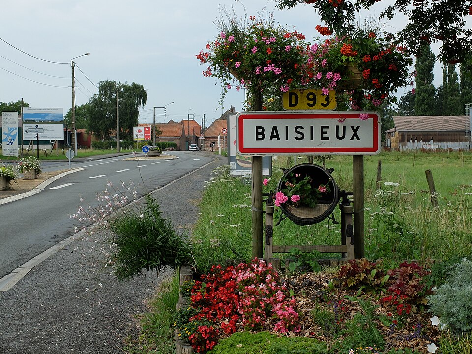 Baisieux (Nord) — Entrée de commune