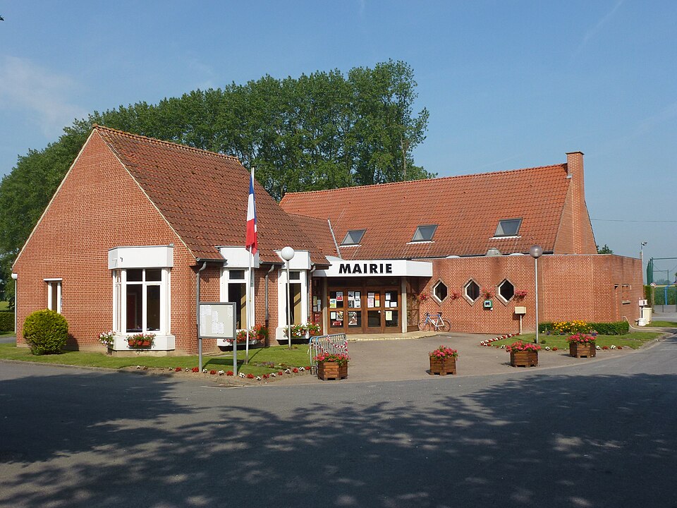 Bavinchove (Nord, Fr) mairie (het wethuis)