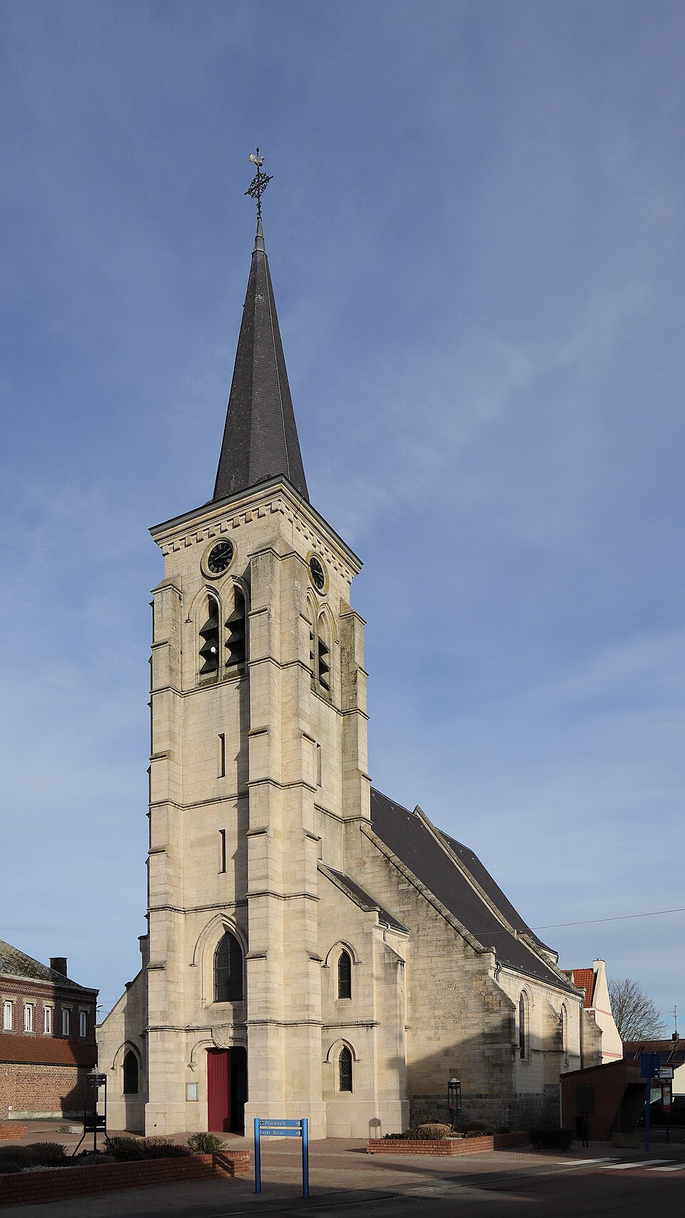 Église Saint — Martin de Marquette — en — Ostrevant