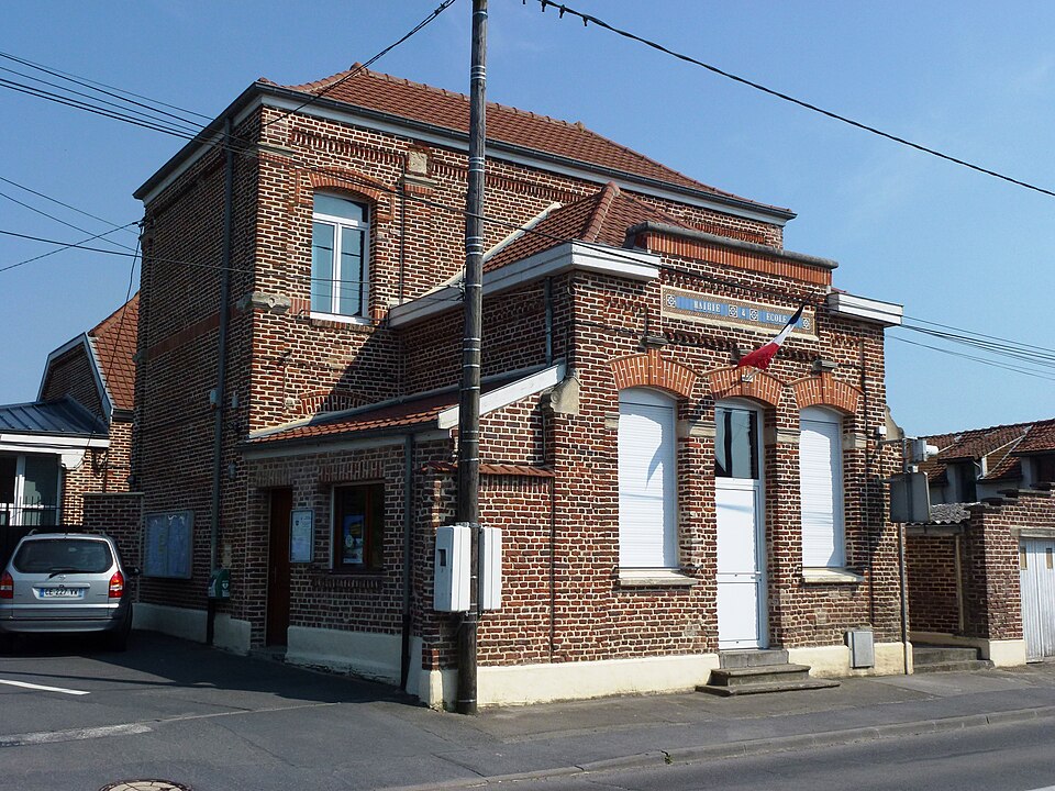 Oisy (Nord, Fr) mairie — école