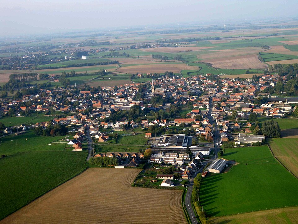 Quievy vu du ciel en 2010