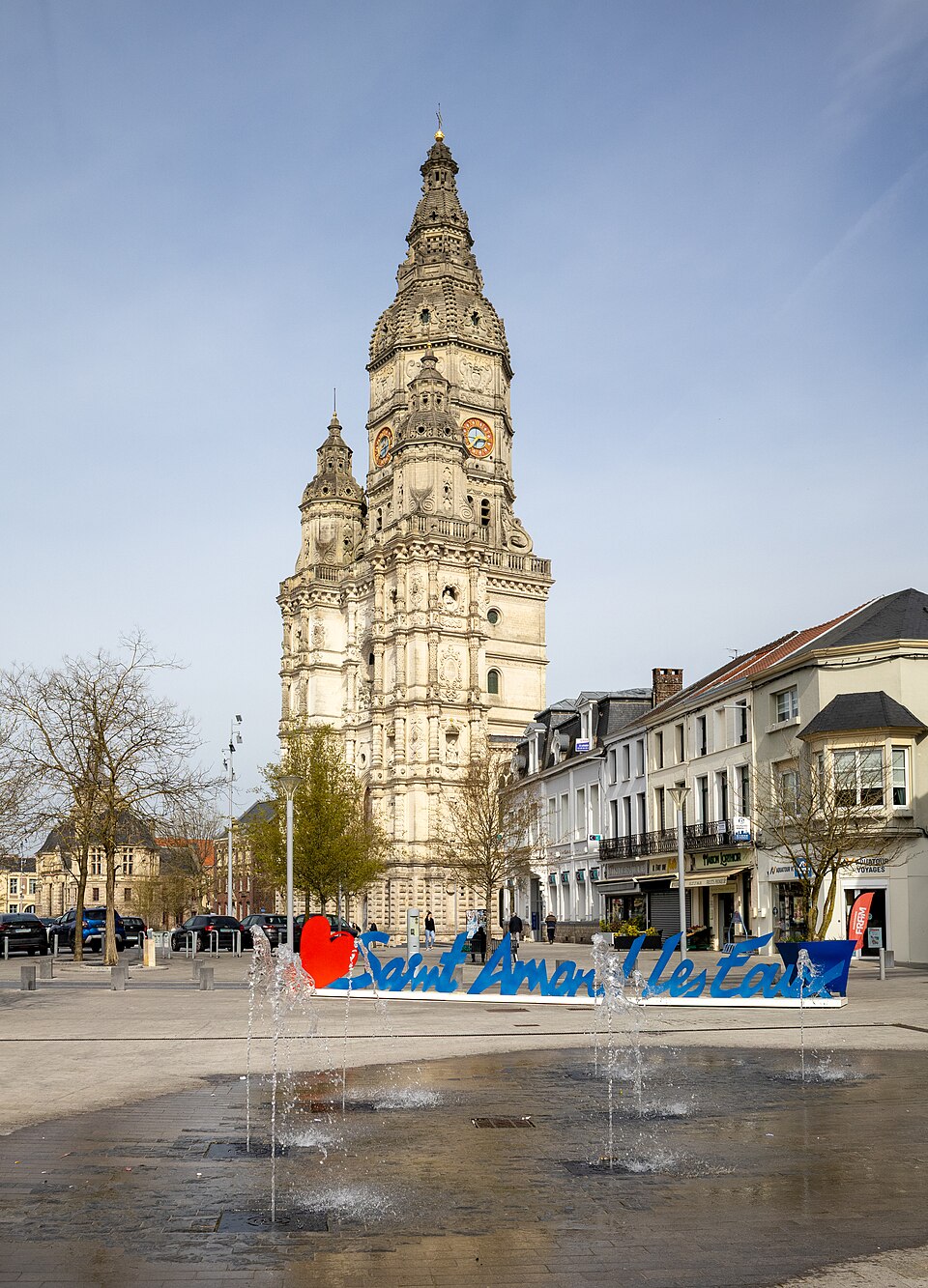 Tour Abbatiale de Saint — Amand — les — Eaux