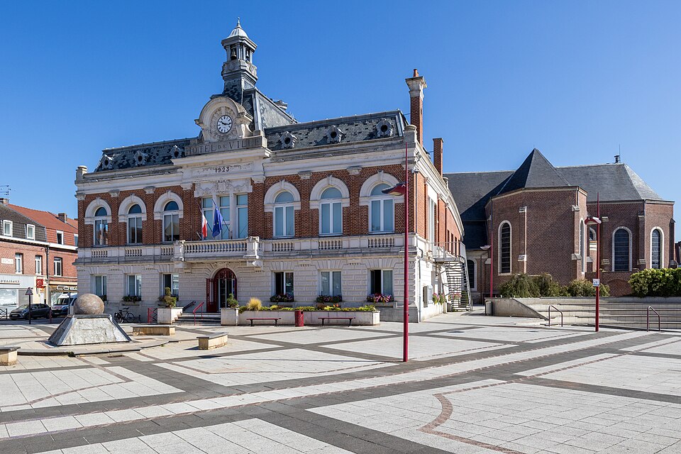La mairie de Somain