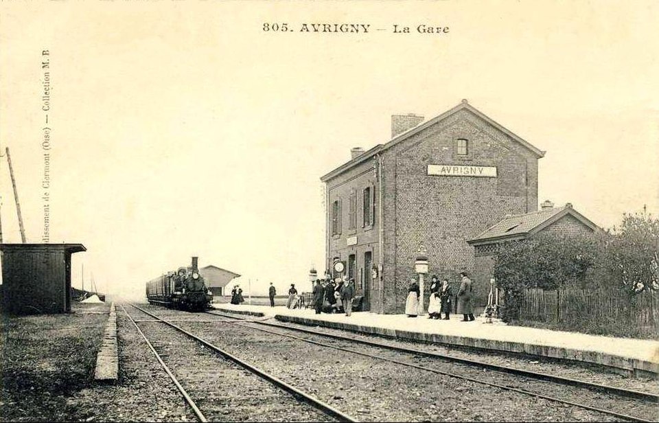 Avrigny (60), la gare