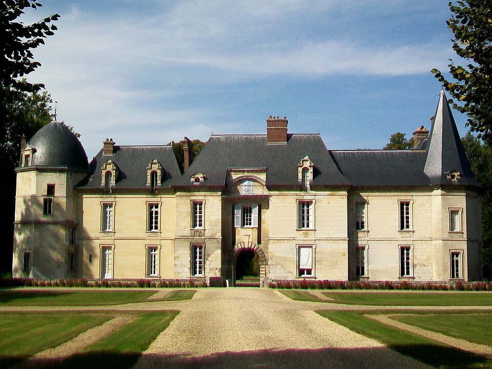 Beaurepaire (60), château, façade sud