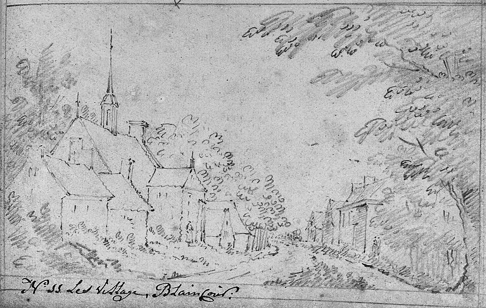 Dorpsgezicht uit 't schetsboek van Dirk Verrijk — Blincourt — 20317976 — RCE
