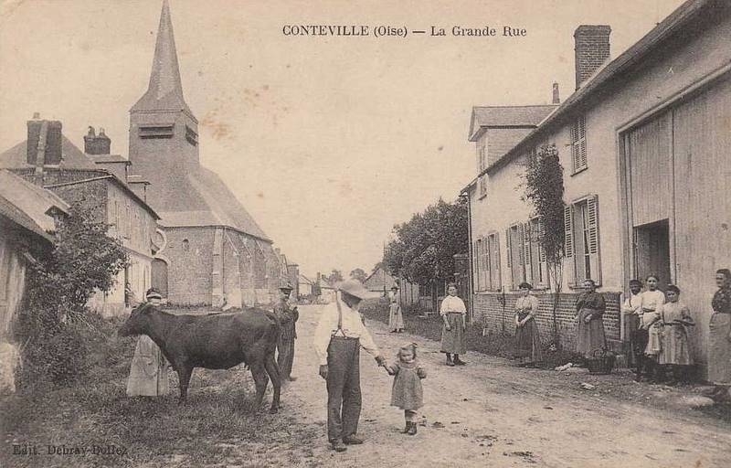 Conteville Carte postale 1910