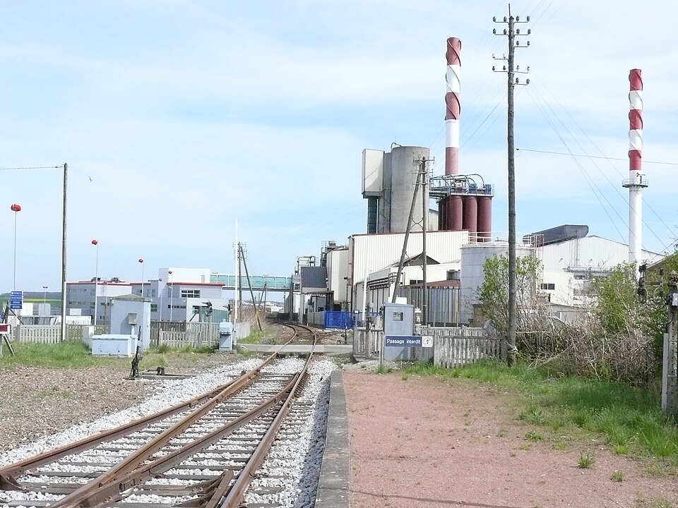 Gare de Feuquières embranchement Saverglass