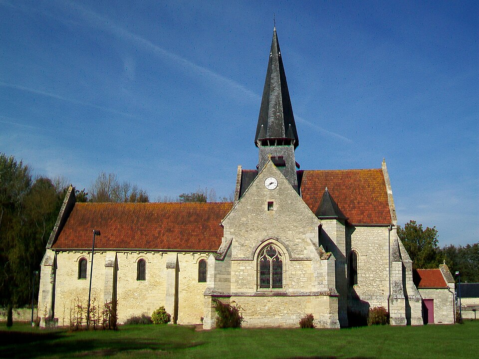 Hondainville (60), église Saint — Aignan