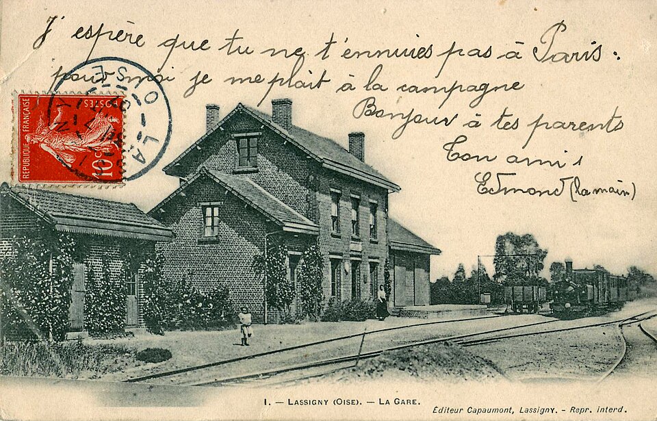 Capaumont 1 — LASSIGNY — La Gare