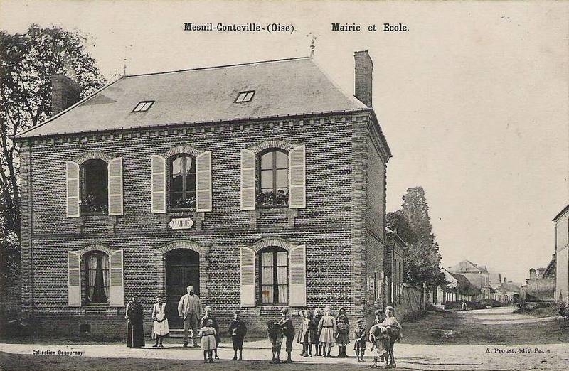 Le Mesnil — Conteville Carte postale 1910
