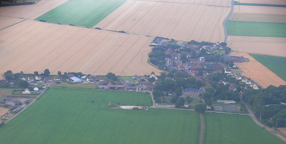 Nivillers — from a plane 01