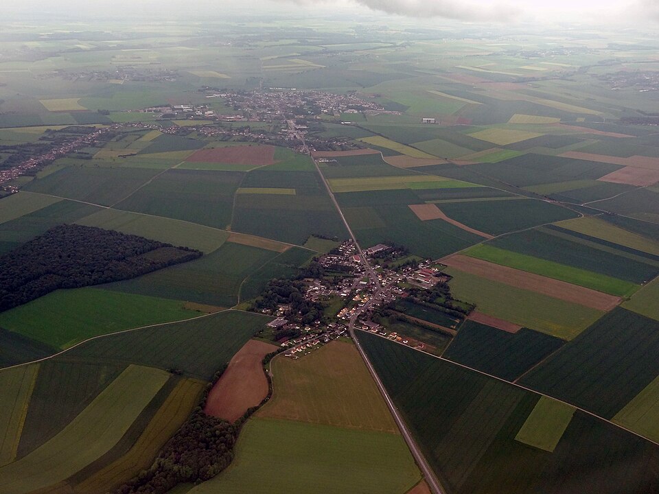 Vue aérienne de Thieuloy — Saint — Antoine — Halloy — Grandvilliers 01