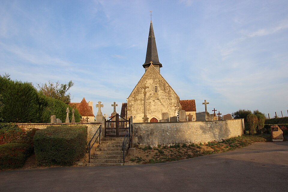 Boissei — la — Lande église et cimetiere