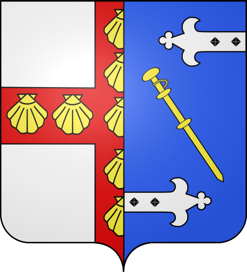 Blason de Saint-Aubin-de-Courteraie