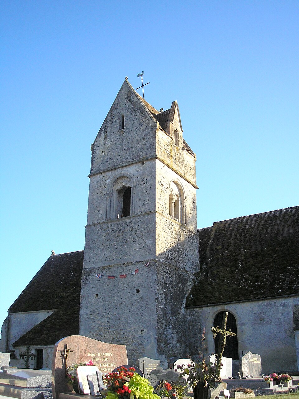 FranceNormandieSaintLambertSurDiveEgliseClocher