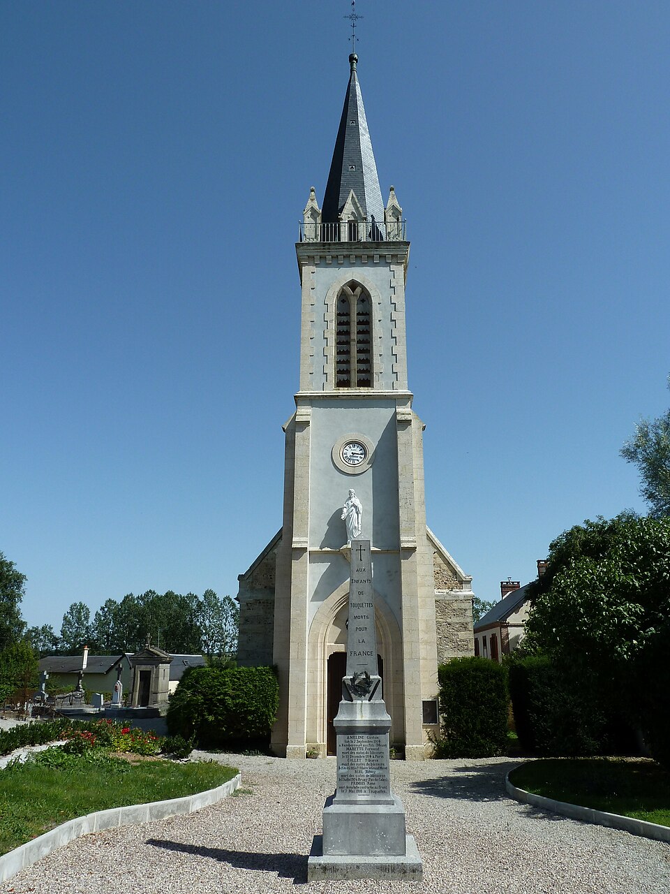 Eglise de Notre Dame de Touquettes — zoom