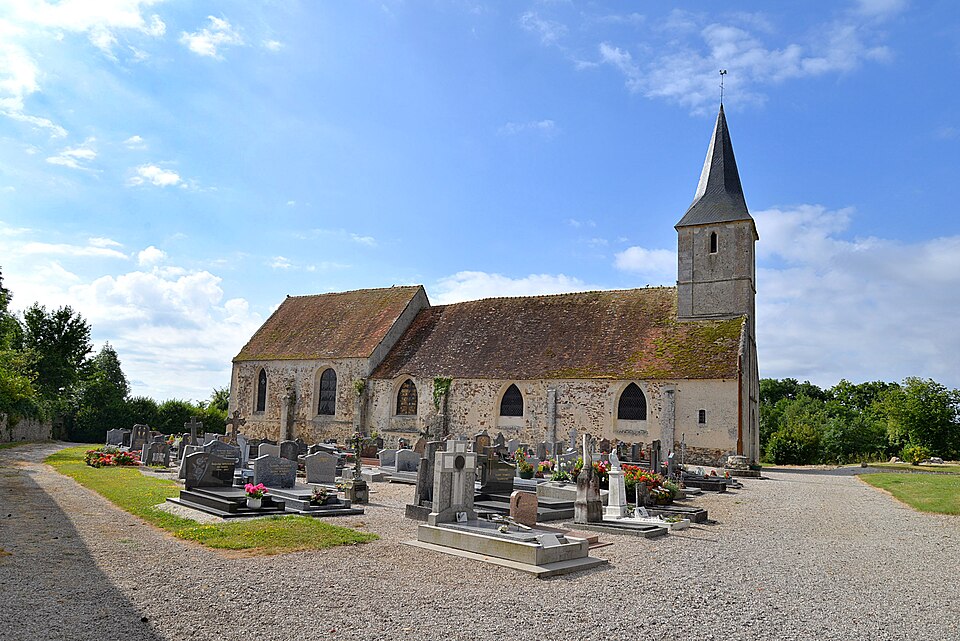 Église Saint — Jean — Baptiste de Villedieu — lès — Bailleul (1)