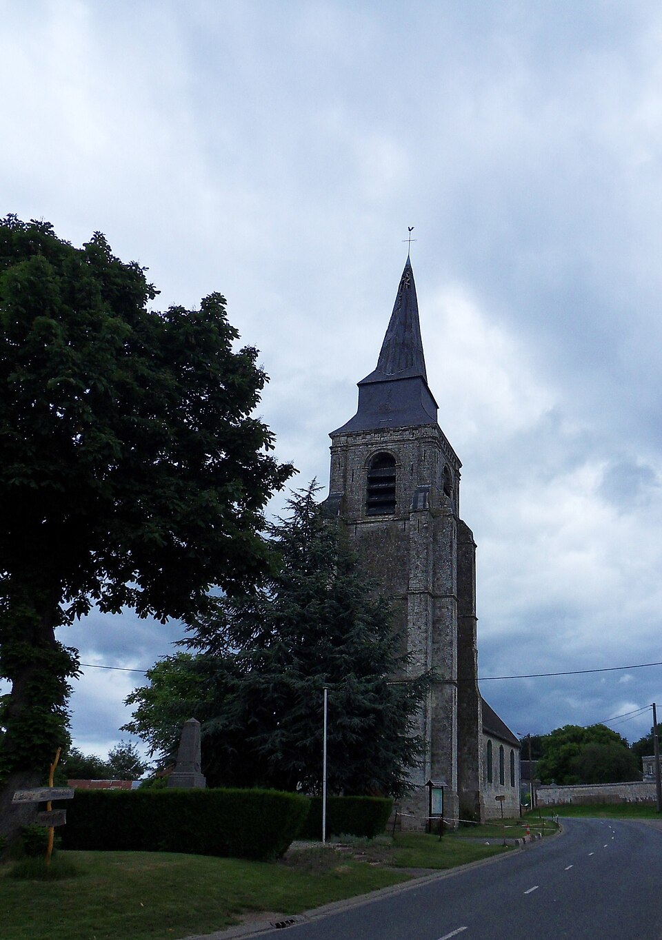 Eglise de Bavincourt,Pas de Calais,France
