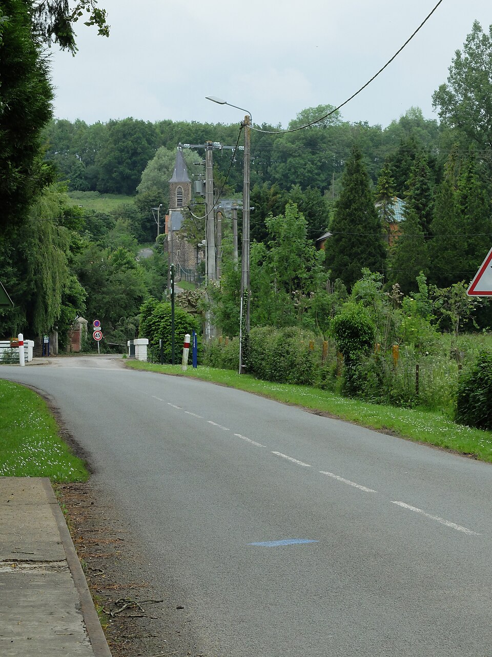 Bournonville — Vue depuis la mairie