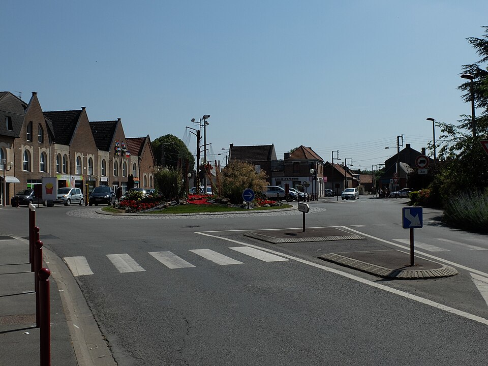 Brebières — Place des héros — 2