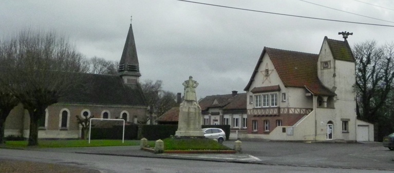 Centre du village d'Havrincourt