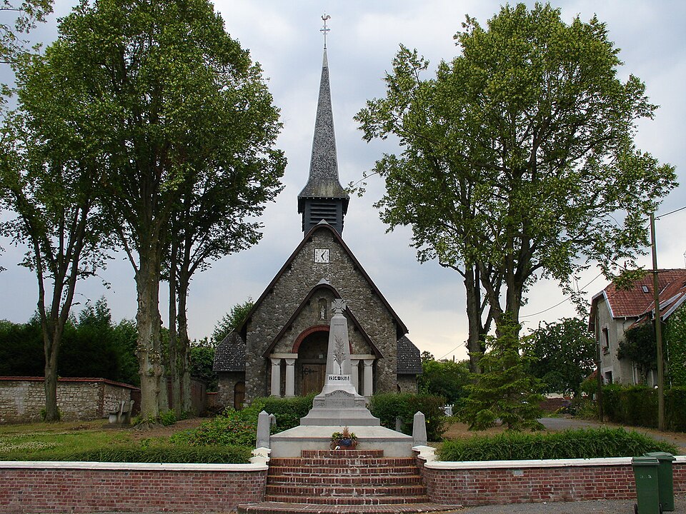 Hendecourt — les — Ransart église