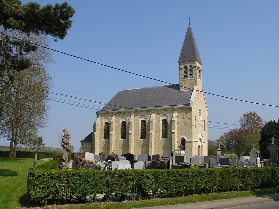 Nielles — les — Calais église