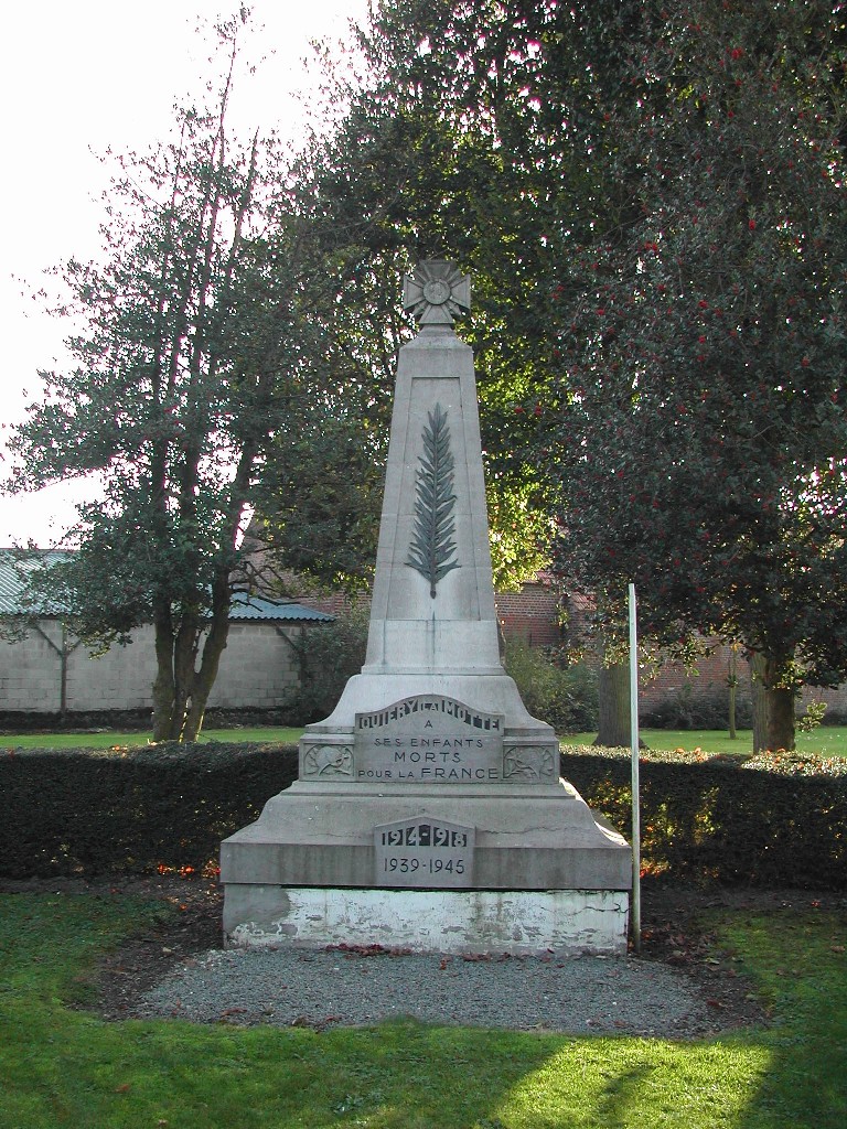 Quiéry — la — motte monument aux morts