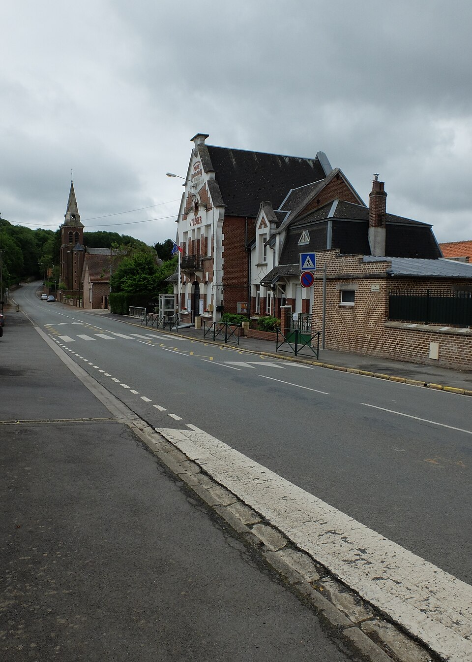 Saint — Léger (62) — Rue de Vaulx — Vraucourt