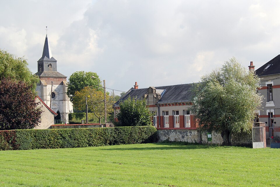 Tigny — Noyelle église, école, mairie