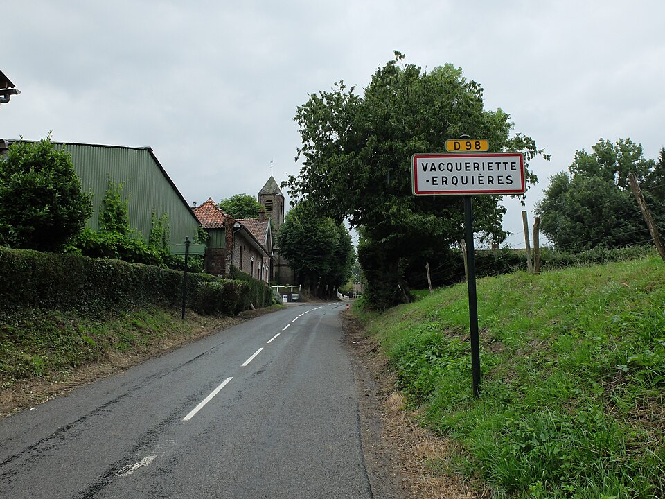 Vacqueriette — Erquières — Entrée d'Erquières