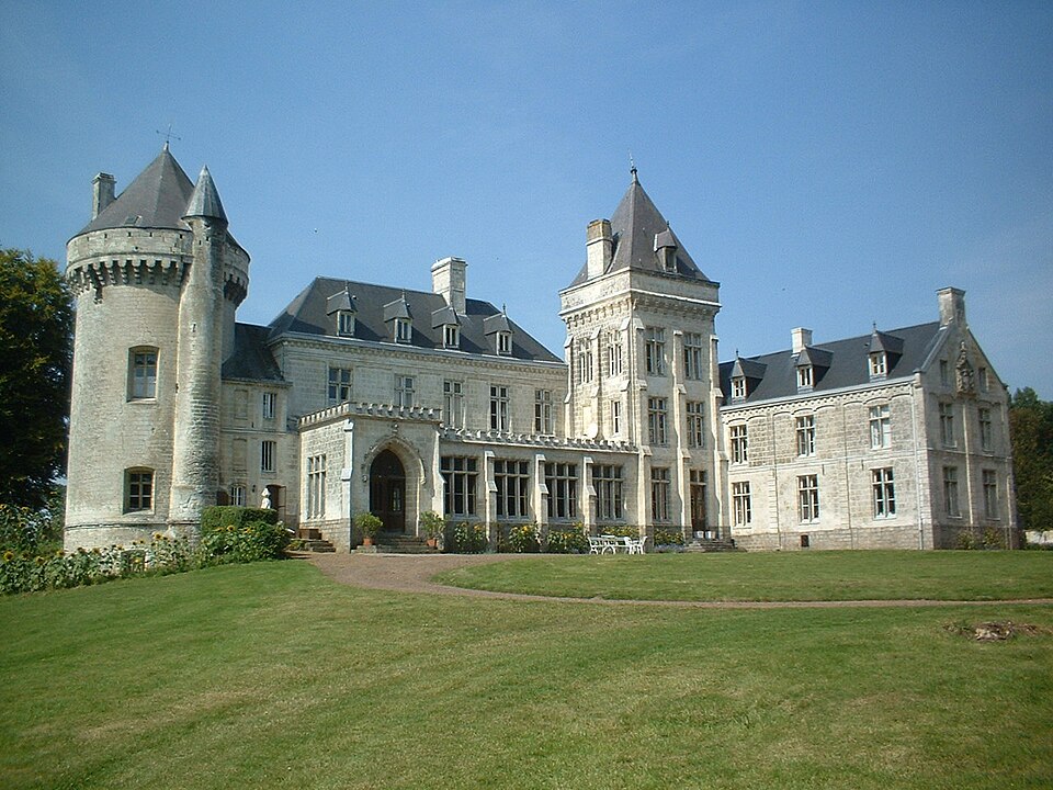 Villers — Châtel château (avec 2 tours et aile)