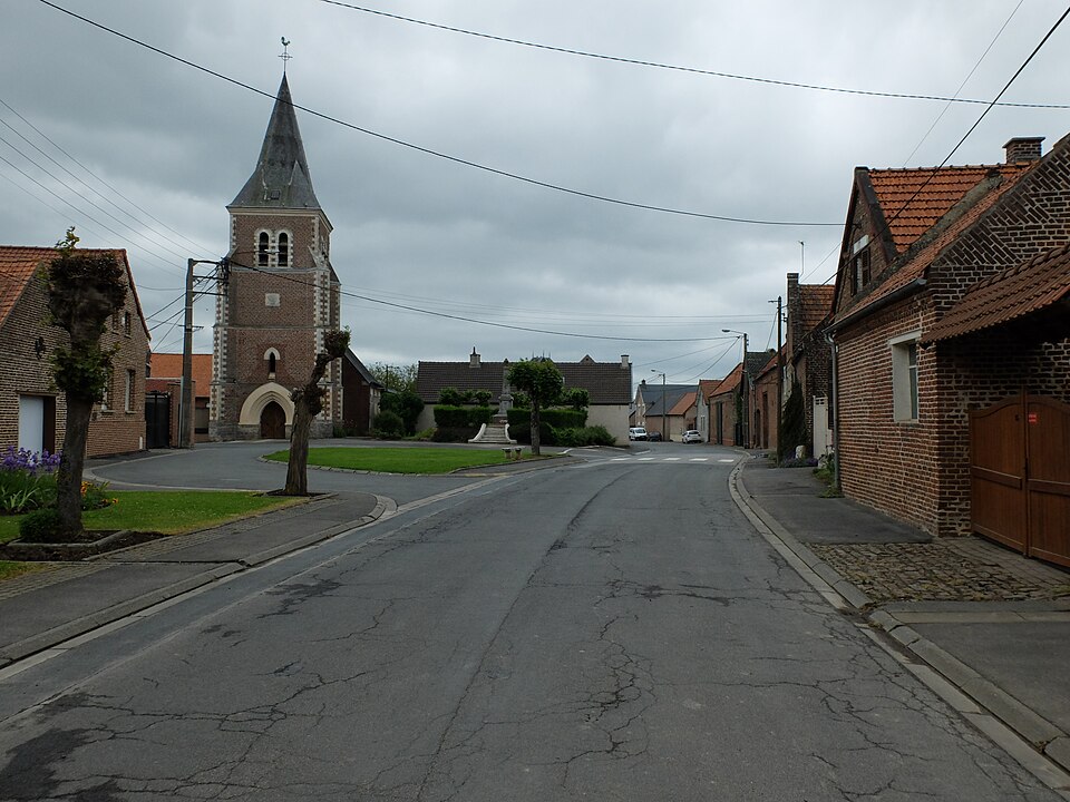 Villers — lès — Cagnicourt — Rue de la mairie