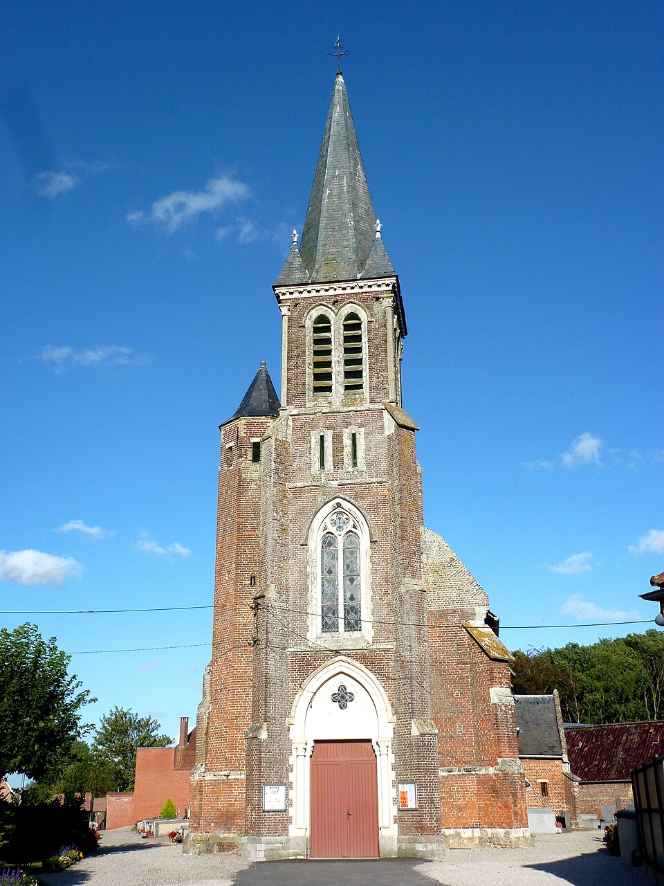 Wardrecques (Pas — de — Calais, Fr) Église Notre Dame (01)