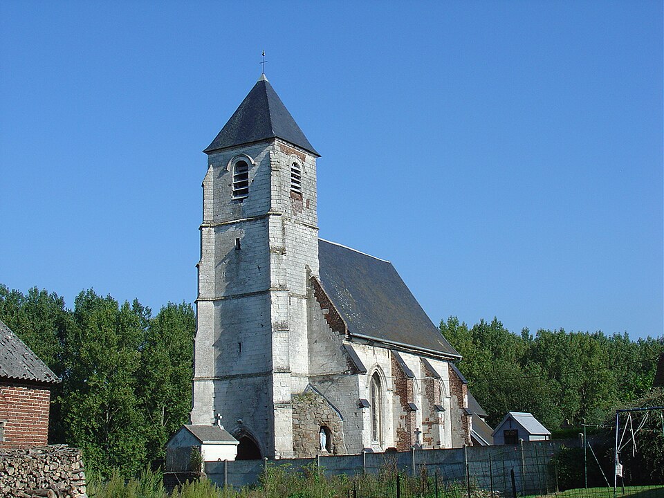 Wavrans — sur — Ternoise église