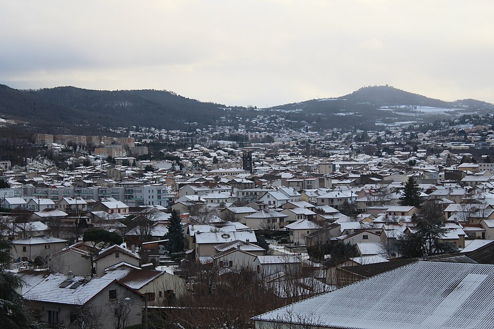 Aubiere sous la neige