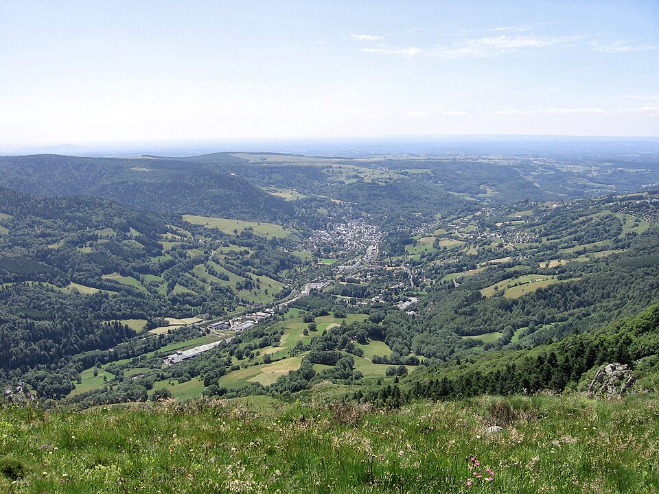 La bourboule vue du puy gros