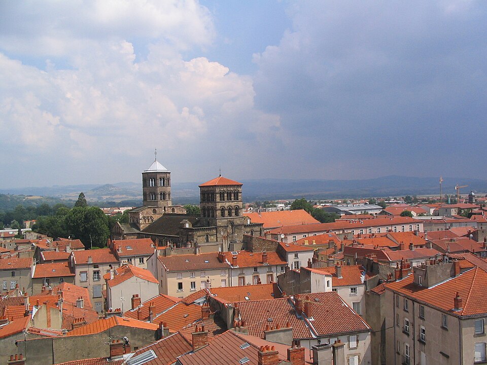 Issoire depuis la Tour de l'Horloge