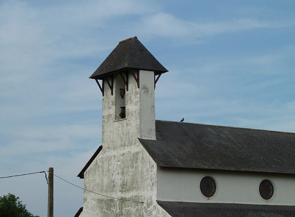 Clocher de l'église de Abère