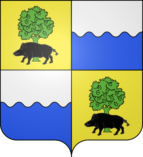 Blason de Amendeuix-Oneix