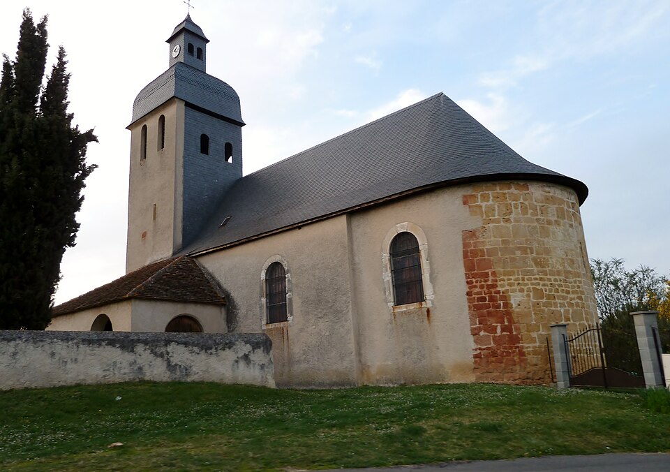 Eglise d'Argelos (Pyrénées — Atlantiques) vue 3