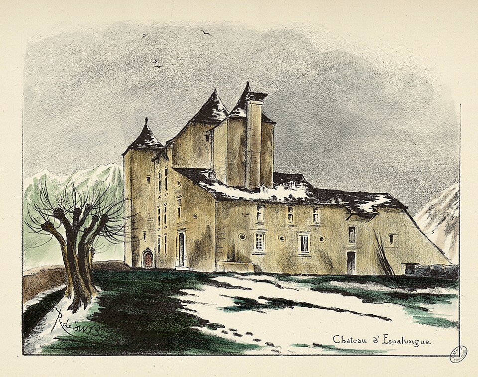 Château d'Espalungue — Fonds Ancely — B315556101 A SAINTMARTIN 018