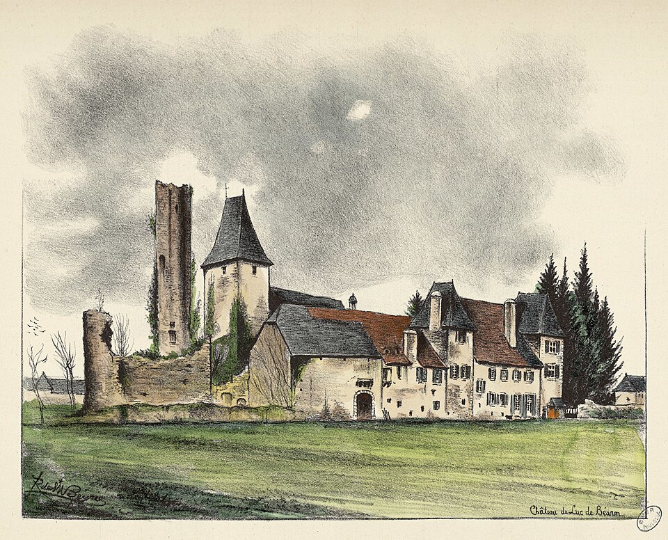 Château de Luc de Béarn — Fonds Ancely — B315556101 A SAINTMARTIN 027