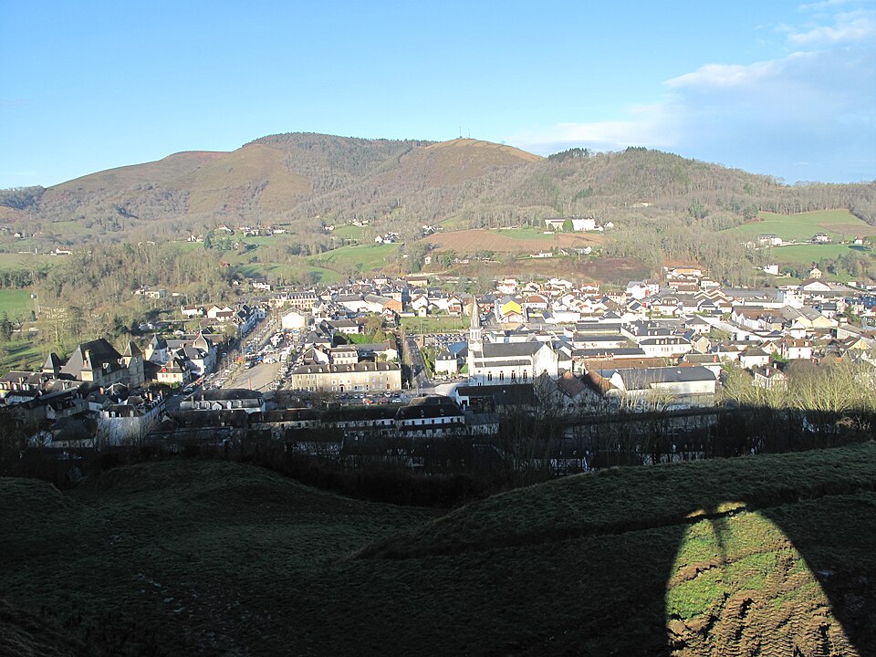 Mauléon vu depuis le fort