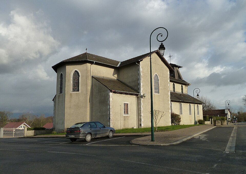 Eglise de Saint — Castin vue 2